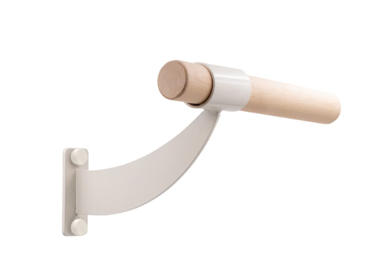 VITA Barre Wall-Mounted Single Ballet Barre, Classic WB15, 20 Ft Bar, Wood | Fixed Height, Made in USA, Home, Studio or Gym Exercise Equipment for Kids & Adults | Dance, Fitness, Pilates