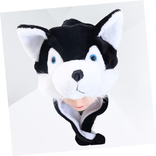 Funny Cartoon Animal Hat for Black Design Cute Cap present for Boys and Fun Winter Accessory2