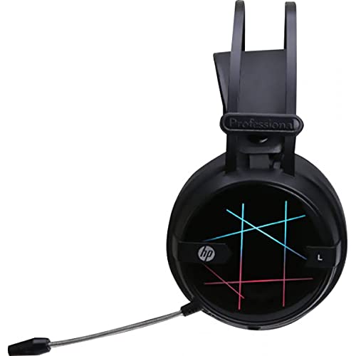 HEADSET GAMER HP COM ILUMINAÇÃO STEREO USB - H160G