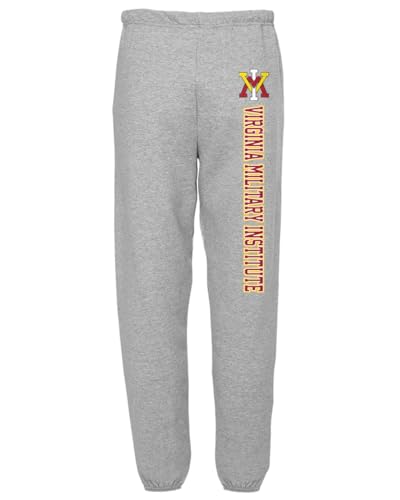 Virginia Military Institute Men's Jogger Sweatpants, Athletic Heather, S