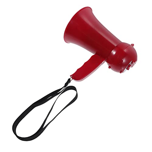 Mipcase Portable Handheld Megaphone with Volume Control and Recording Function Lightweight Loudspeaker for Sports Events and Teaching Ergonomic Grip with Hand Strap