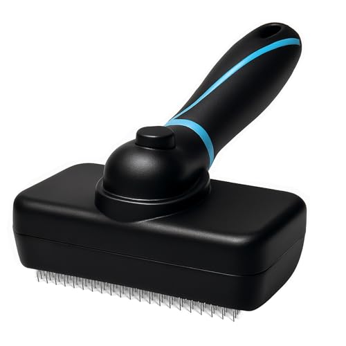 Self Cleaning Slicker Brush for Dogs and Cats – Grooming Tool for...