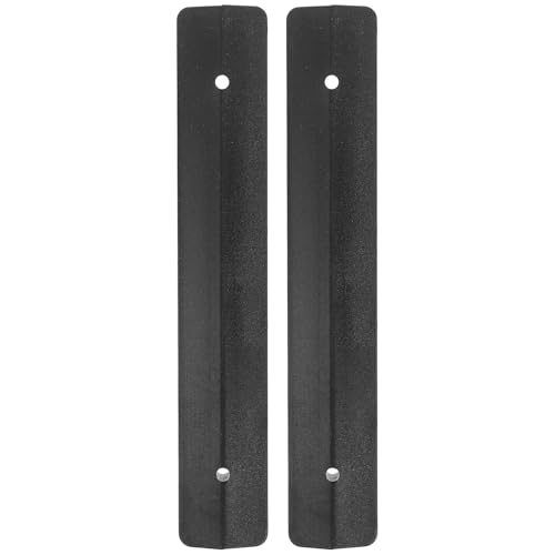 FRCOLOR 2pcs Heavy Duty Peg Board Hooks for Tool Hanger, Wall Organizer Accessories for Garage and Workshop Storage, Black Pegboard Shelving Hooks for Industrial Use