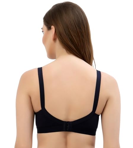 Image of ELEG & STILANCE Women's Full Coverage Non-Padded Wire-Free Shaper Bra | Seamless Stretchable Cotton Bra with Adjustable Straps for Everyday Comfort