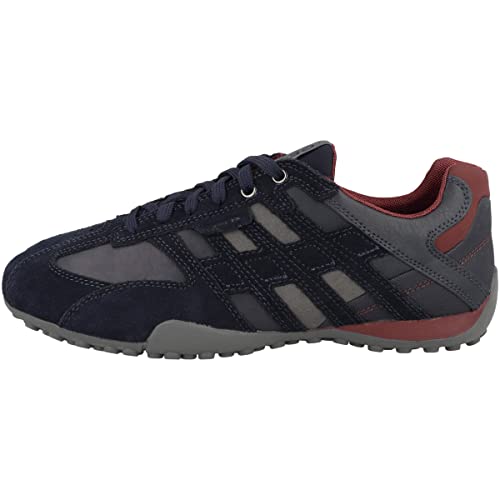 Geox Uomo Snake K, Zapatillas para Hombre, Azul (Navy), 40 EU