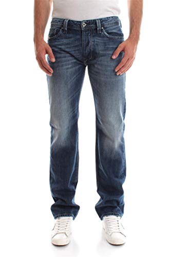 Diesel 00C06Q Larkee, Jean Droit Homme, Bleu (Medium Blue 01)- W33/L32