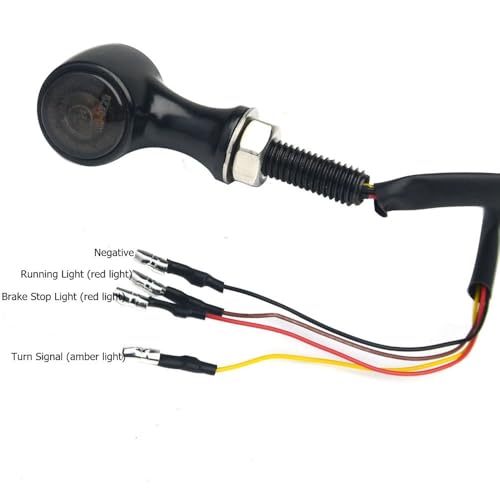 Clignotants moto LED feux arriere de freinage pour remplacer optiques de Chopper