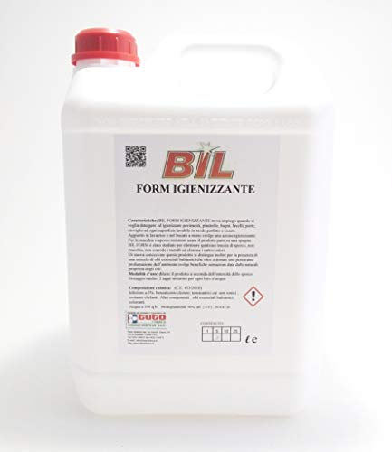 tuto chimica BIL Form IGIENIZZANTE LT 5 A Base di SALI QUATERNARI D'AMMONIO
