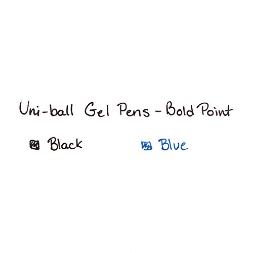 Bolígrafo retráctil Uni-Ball 207 Roller Gel negro miniatura 3