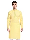Tipo di regolazione: regolare Jompers Kurta Self Design Uomo Crema & Bianco, giallo, S