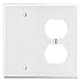 Bryant Electric P138W Wallplate, Standard Size, White