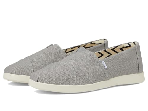 Image of TOMS Women's Alpargata Plus Slip On Espadrille, Textile Upper, Relaxed Fit, CloudBound Insole, Stretchy Easy On and Off