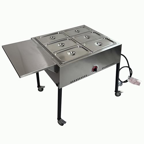 LetFeng 6-Pan Propane Food Warmer