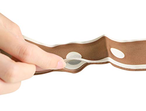 Allegra K Chic Polka Dots Women Neckerchief Skinny Scarves Hair Band Ribbon for Bag Accessory4