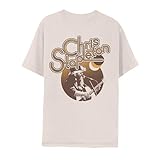 Chris Stapleton T Shirt for Men & Women Portrait On Stage Natural Graphic Crew Neck, Short Sleeve Tee