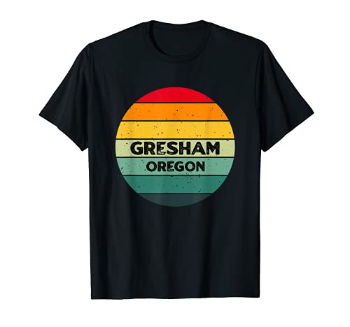Gresham Oregon O Resident Portland Local Hometown Vintage Camiseta