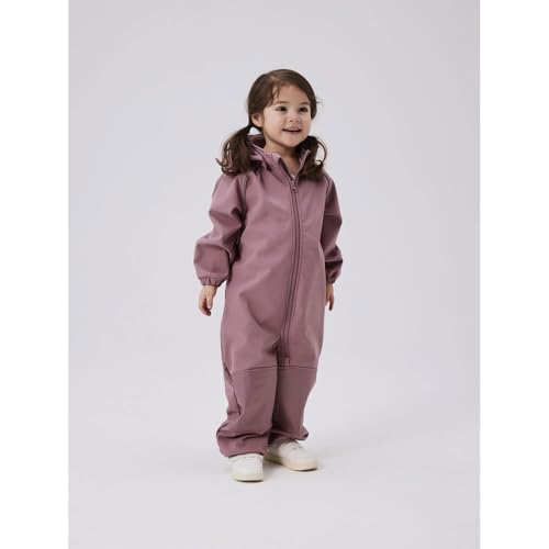 NAME IT Unisex Nmnalfa Softshell Suit Solid Fo Noos Jacke, Wistful Mauve, 92 EU
