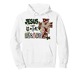 Religiöser Weihnachtsspruch Tee Jesus is The Reason Christmas Pullover Hoodie