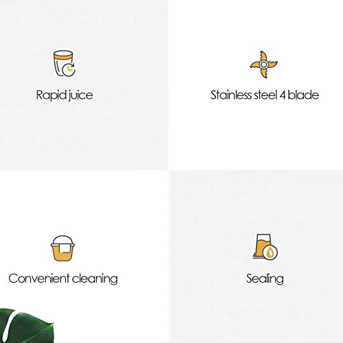 Anself Portátil Juicer Recarregável Liquidificador Liquidificador Liquidificador Mixer Juice Househo