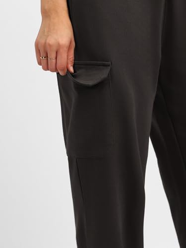 Image of JUNEBERRY 100% Pure Cotton Regular Fit Mid Rise Cargos with Pocket for Women & Girls