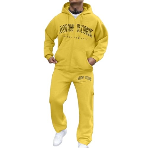 Survêtement homme outdoor chaud et décontracté à lettres pour hiver