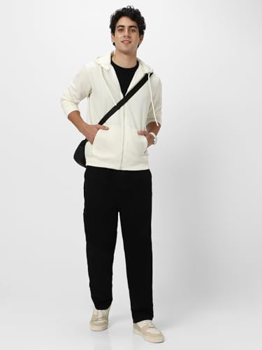 Image of Neostreak Men's Cotton Hooded Neck Zippered Sweatshirt