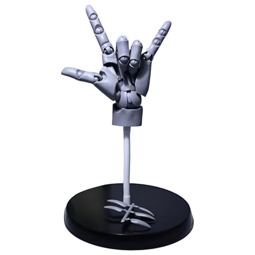 Modello a mano articolato per il disegno, Modello manuale 1: 1 Mannequin sinistro flessibile articolato da 14 pollici PVC Posibile manichino per artisti, pittura, visualizzazione, decorazione della s