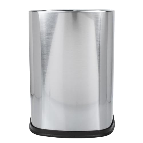 Poubelle carrée en acier inoxydable sans couvercle pour cuisine et bureau