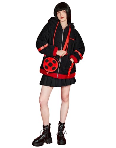 Miraculous Ladybug Round Crossbody Bags Crossbody Purse Wallet Shoulder Handbags for Women and Girls2