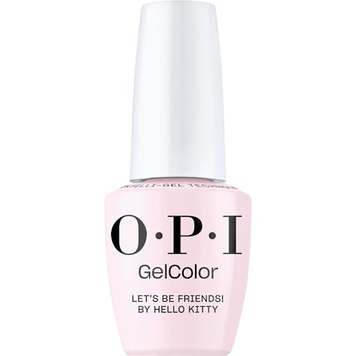 OPI GelColor Lets Be Friends! | Opaque Soft Cool Pink Crme LED Cure Gel Nail Polish | Salon-Quality Shine Long-Lasting Wear | Vegan & HEMA Free | 0.5 Fl Oz