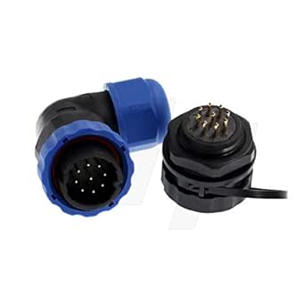 HangTon SD20 Female Male Connector 2 Pin Quick Disconnect Waterproof Right Angle - View #4