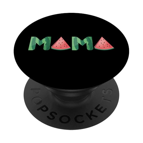 Mama Watermelon Funny Summer Fruit Gift - Great Mother's Day PopSockets PopGrip Adhésif