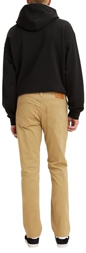 Image of Levi's Men's 511 Slim Fit Slim Jeans, Beige (Harvest Gold Sueded Sateen Wt B 4425), 32W / 32L