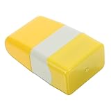 jojofuny Vertraulichkeitssiegel redigieren Post Schlüssel Block schlank Datenschutz-Rollenstempel Sichtschutzrolle bequemer Rollenstempel Datenschutzstempel Sicherheitsstempel Plastik Gelb