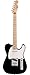 Fender Squier Sonic Telecaster - Black Bundle with Amp, Tuner, Strap, Cable, Picks, and Austin Bazaar Guitar DVD
