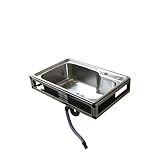 1 Compartment，Wall-mounted Outdoor Garage Sink，Kitchen Stainless Steel Sink，Commercial Laundry Si