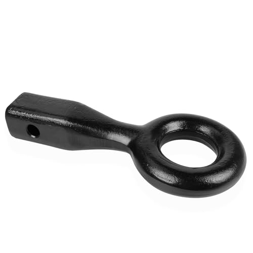 Angcosy Heavy-Duty Forged Steel Tow Eyelet Trailer Hitch Mount Tow Eye