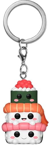 Funko Pop! Keychain: Foods Sushi Trio Mini Figurine en Vinyle à Collectionner Porte clés Fantaisie Cadeau de Noël Idée de Cadeau Fans