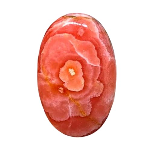 Gemme rhodochrosite naturelle ovale 36x20mm de qualité pour joaillerie