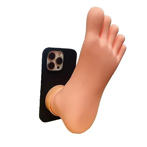 Ugly 3D Foot Shape Phone Case for iPhone 11 12 13 14 15 16 Pro Max Funny Frying Pan Soft Silicone Ugly Phone Case (#1, 16 Pro)