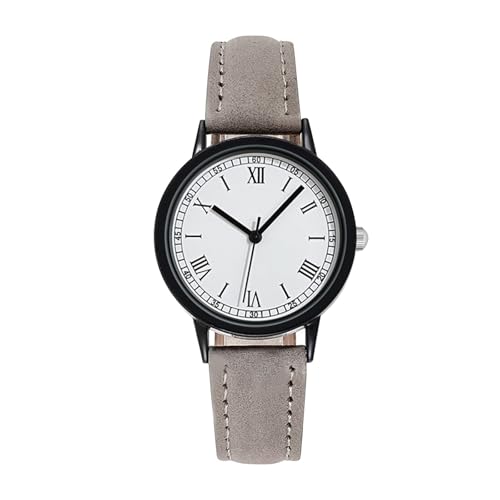 Damen Analog Quarz Uhr Modische Damenuhr Wunderschöne kompakte Damenuhr Lässige einfache Elegante Damenuhr Damenuhren Analog Quarz Armbanduhren (C, One Size)