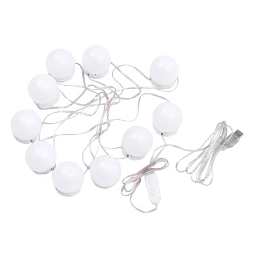 FUTUREORYY Kit de Bombillas LED para Espejo de Maquillaje con Luz Ajustable Colores Alimentación USB Cinta de Luces para Tocador Moderno Protección y Fácil Instalación