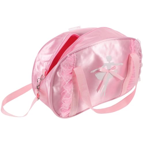 Bolso de ballet rosa para organizar el entrenamiento diario y gimnasia de niñas