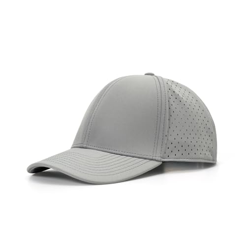Image of Men Quick Dry Water Resistant Mesh Snapback Baseball Cap Adjustable Hat 22 inch-23.6 inch(56-60cm) for Golf Running Workout