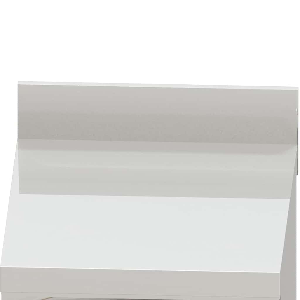 vidaXL Mobili da Cucina Commerciali 2 pz 50x60x96 cm in Acciaio Inox