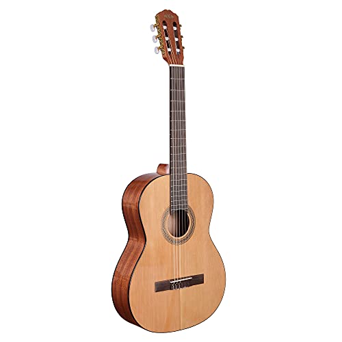 Kala Guitare classique en acajou avec dessus en cèdre Naturel (KA-GTR-NY25) - Les Beatles, Paul McCartney, John Lennon, RIngo Starr, George Harrison Kala Guitare classique en acajou avec dessus en cèdre Naturel (KA-GTR-NY25) – Image 4