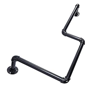 Angoily 1 St plank beugel metalen wandplanken planken voor wandmontage opbergplank bookshelf opslag planken retro ijzeren pijpenrek rek voor thuisgebruik vintage opslag rek