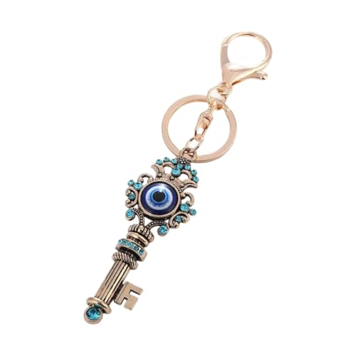 [ECVGHD] Stone Embedded Security Charm Keyring for Everyday Carry