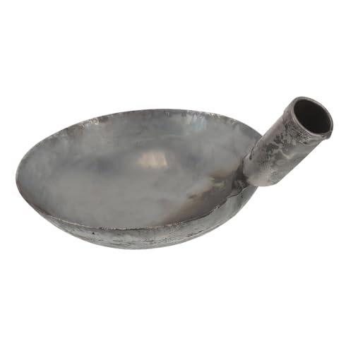 VICASKY Metal Dung Ladle for Cleaning Reusable Muck Shovel for Construction Plumbing Capacity Metal Scoop for Debris Sludge Removal Essential Tool for Professionals