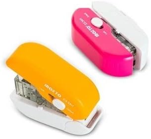 Miniatura 2 de Engrapadora de oficina, sin grapas, multifuncional, mini grapadora portátil sin grapas, máquina perforadora 3 en 1 para encuadernar papel y libros,